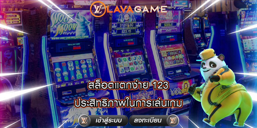 สล็อตแตกง่าย 123 ประสิทธิภาพในการเล่นเกม